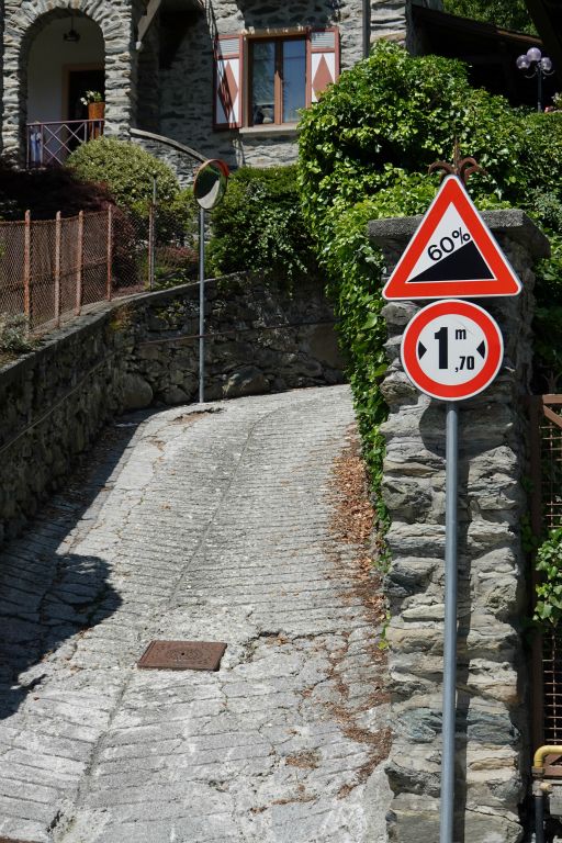 Retour à Chiesa. On y a même vu une voiture !